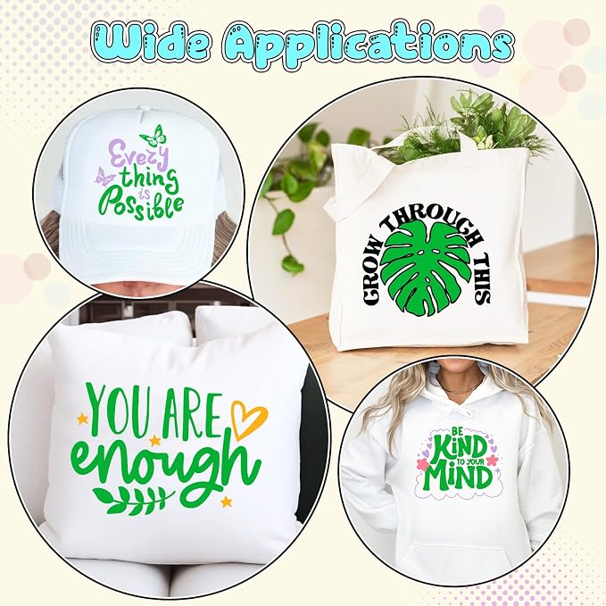 Tintnut Island Green Heat Transfer Vinyl, easy cut & weed, stretch washable