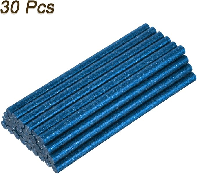 uxcell 30pcs Full Size Hot Glue Gun Sticks 8-inch x 0.43-inch High Sticky Large