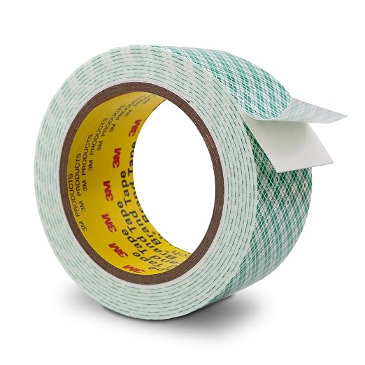 3M Double Sided Foam Tape 2.0"×10Ft 1 Pack White Heavy Duty | Double Coated
