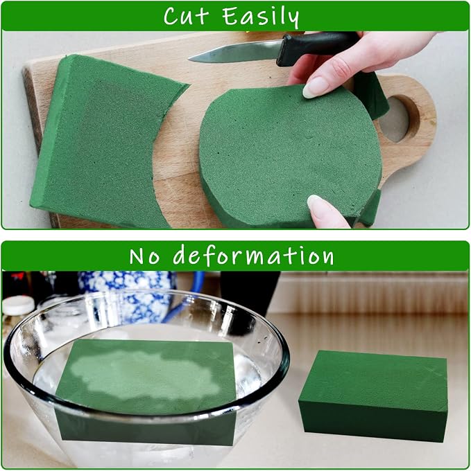 Prashent 3Pcs Floral Foam Blocks