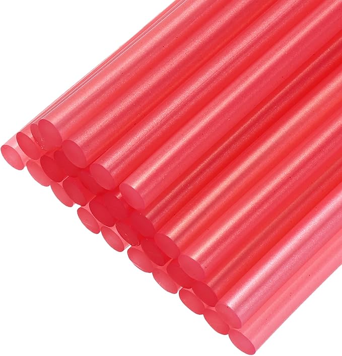 uxcell 30pcs 7mm x 100mm Mini Hot Glue Sticks