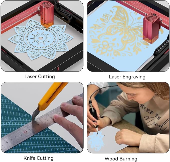8 Pack Baby Blue Basswood for Laser Cutting, for Laser Engraving, DIY Craft