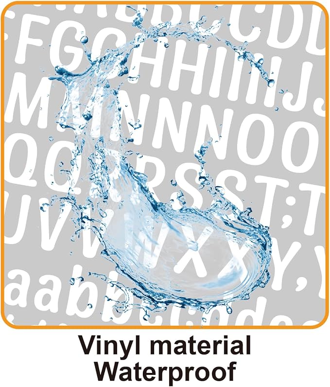 3040Pcs 20 Sheets Small Letter Number Stickers, 0.5inch Colorful Self-Adhesive