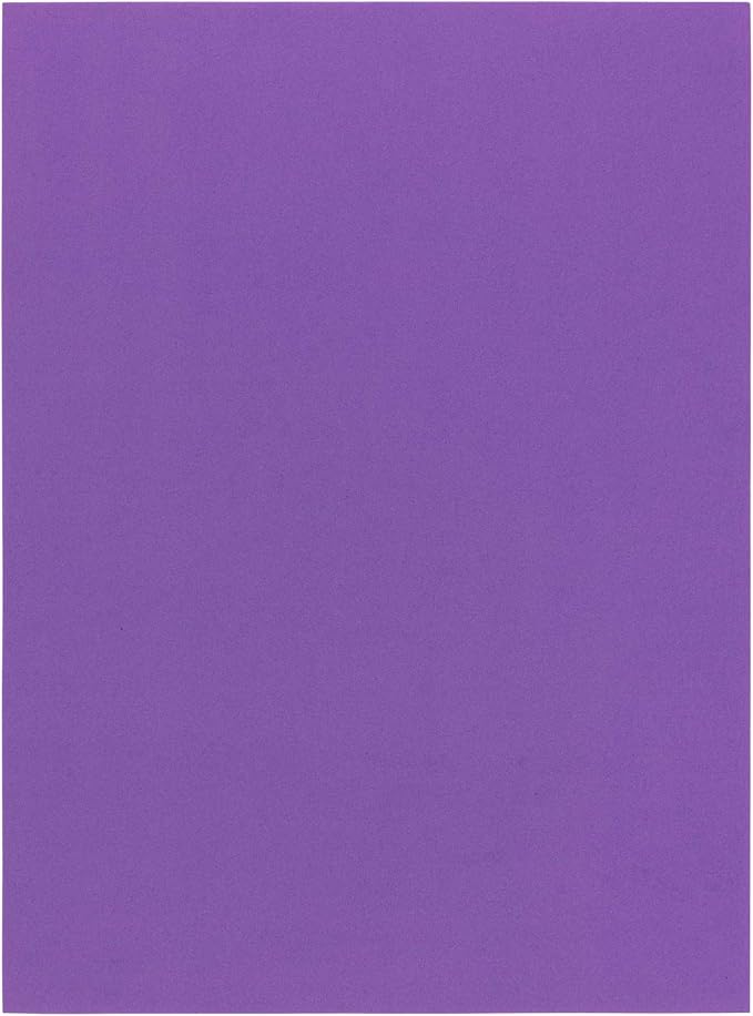 Hygloss Sheets Colorful Foam for DIY Arts & Craft, 12” x 18”, 10 Piece