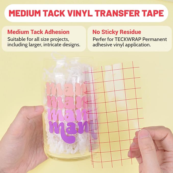 TECKWRAP Clear Vinyl Transfer Tape
