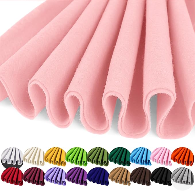 IONTACH 36" X 36" Soft Felt Fabric 1.6mm Thick | Felt Sheets