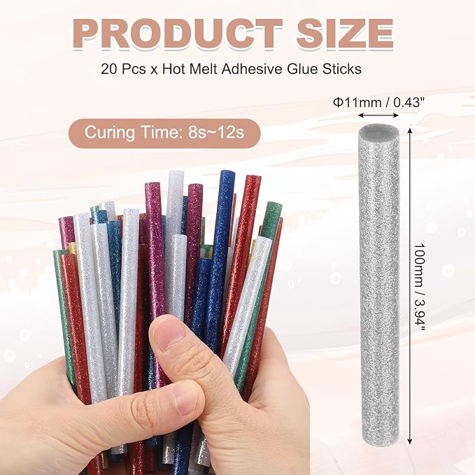 PATIKIL Hot Glue Sticks for Glue Gun