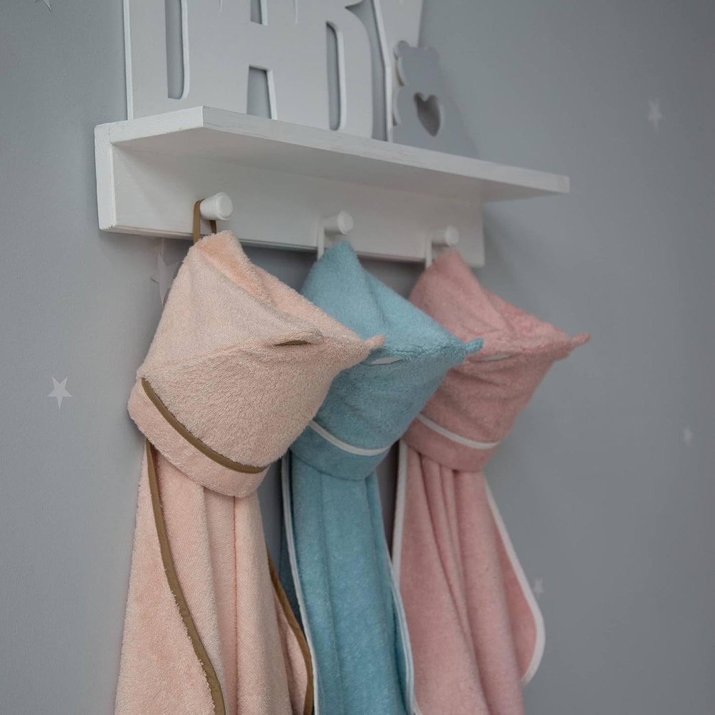 Premium Toddler Towels with Hood - Extra Soft Rayon from Bamboo Toddler Bath Towel (Beige)