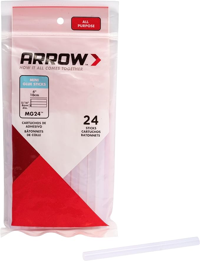 Arrow MG24-4 All Purpose Mini Glue Sticks