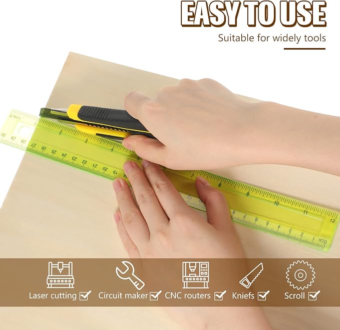Riakrum Basswood Sheets Plywood Board Unfinished Wood Boards