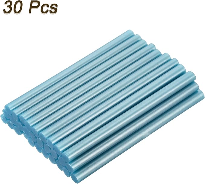 uxcell 30pcs Mini Hot Glue Gun Sticks 4-inch x 0.27-inch High Sticky Small Hot