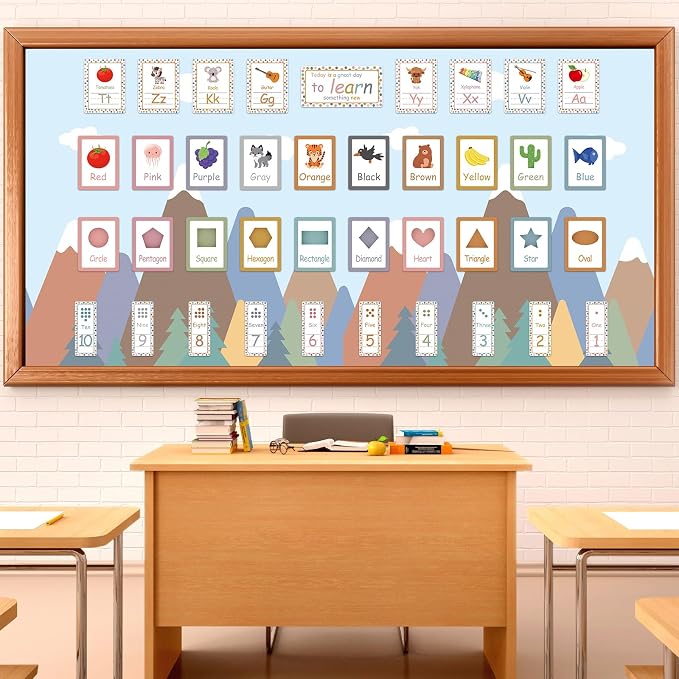 Moving Mountains Bulletin Board Roll Non-Woven Fabric Poster 16in X 20ft | Back