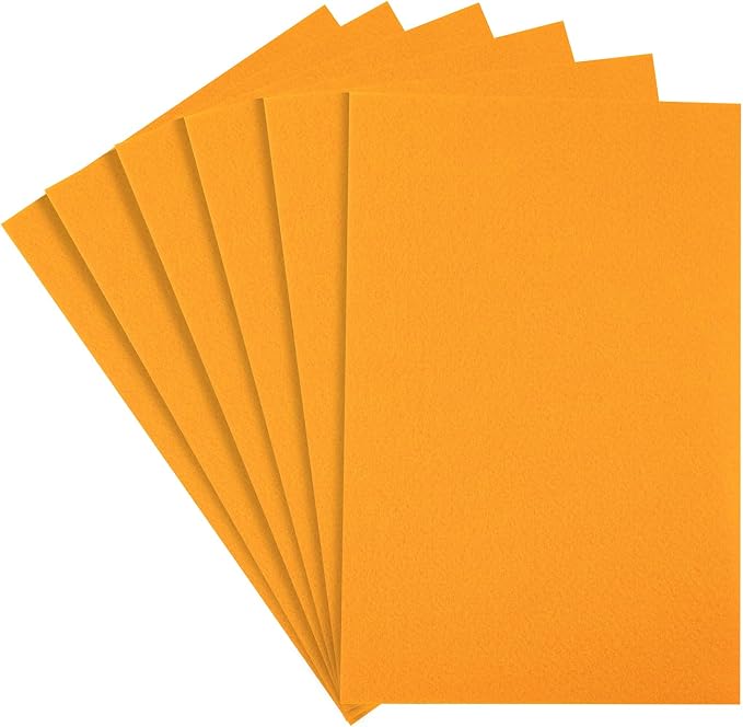 HaoFeiJH Orange Felt Squares