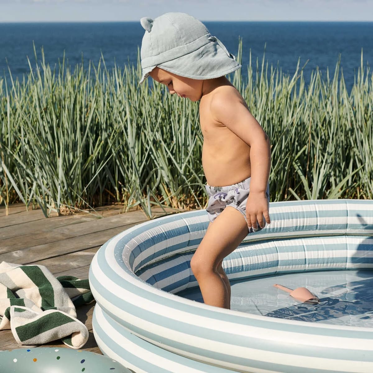 Infant Baby Boy &Girls Swim Diapers Washable Reusable Swimming Diapers BPA Free Swimmers Swim Pants Swim Lessons 9-12M