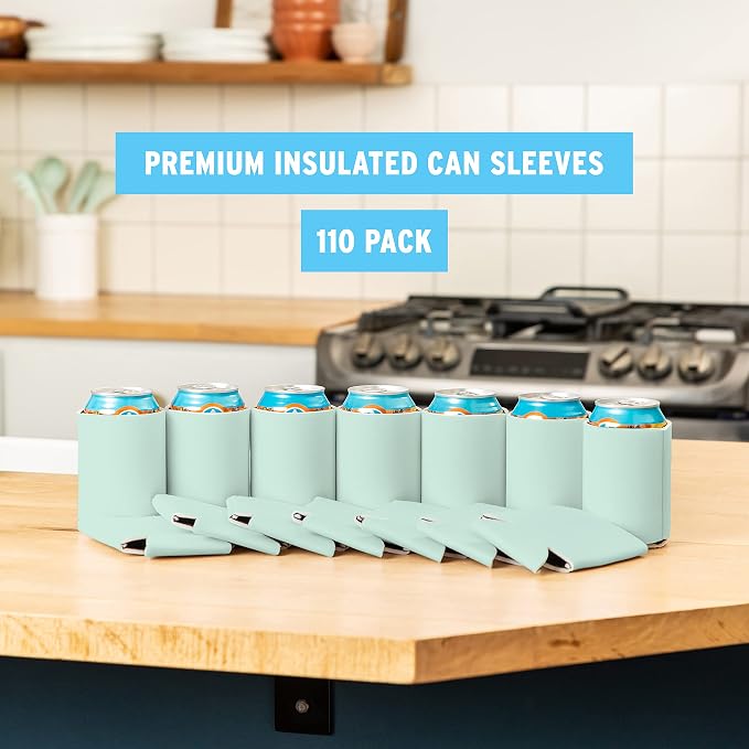 Blank Beer Can Cooler Sleeves