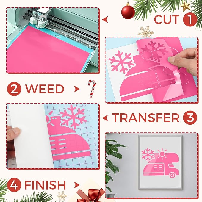 IModeur Glossy Pink Permanent Vinyl