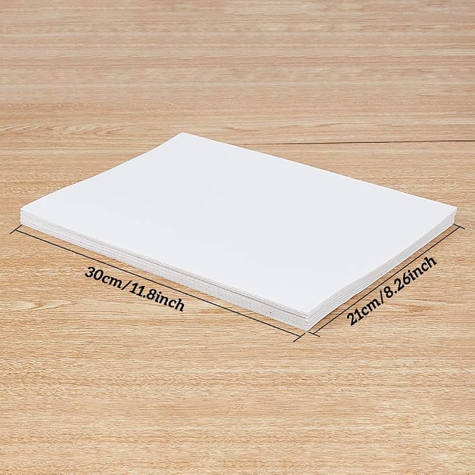 BENECREAT 10PCS 1mm Thick Adhesive Foam Sheet 8.3x11.8 Insulation Foam