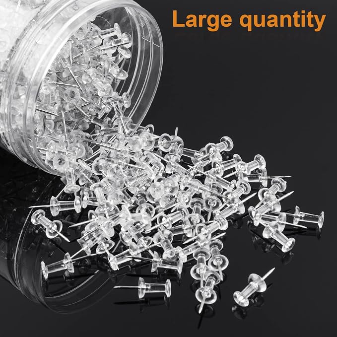 400Pcs Push Pins, Stick Pins Thumb Tacks