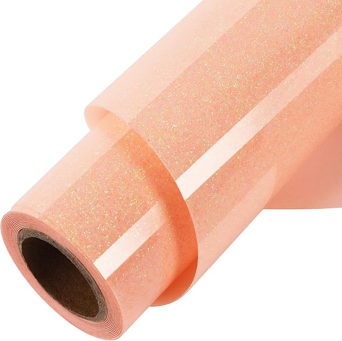 TORC Blush Glitter HTV Blush Heat Transfer Vinyl HTV Rolls