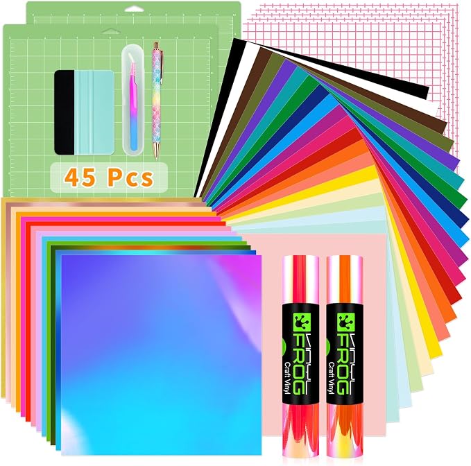VINYL FROG 45PCS Accessories Bundle