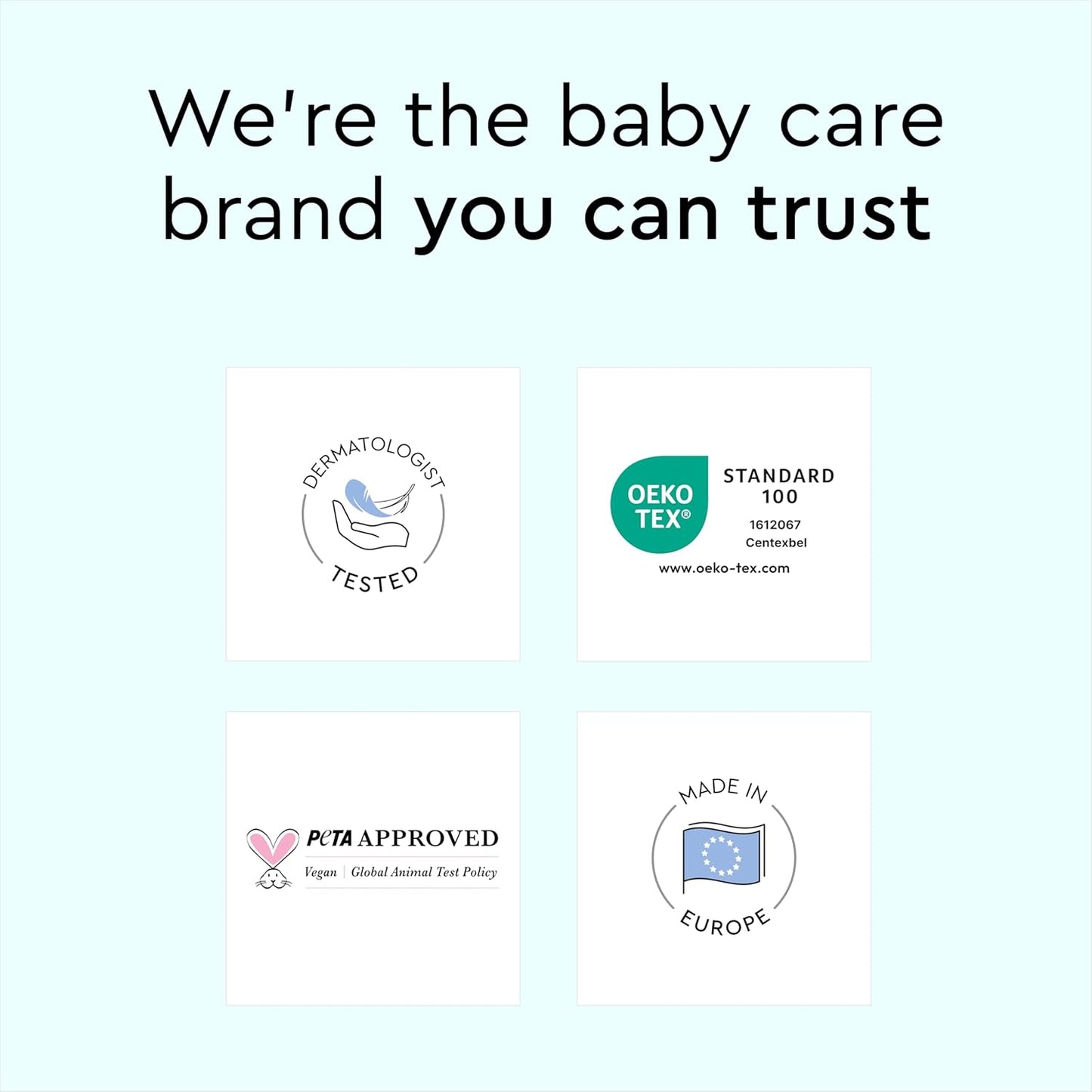LILLYDOO Baby Swim Diapers - Size Medium (20-33 lbs), Half-Monthly Supply (36 Count), Blue Whales Design, Skin-Friendly, Perfume- & Chlorine-Free, Hypoallergenic, Dermatologist Tested, Oeko-TEX®
