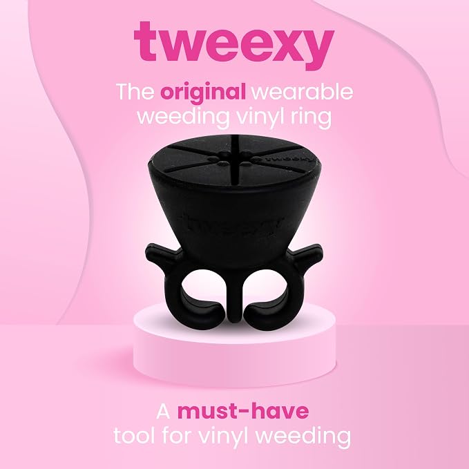 tweexy Craft Vinyl Weeding Scrap Collector Ring | Weeding Tools