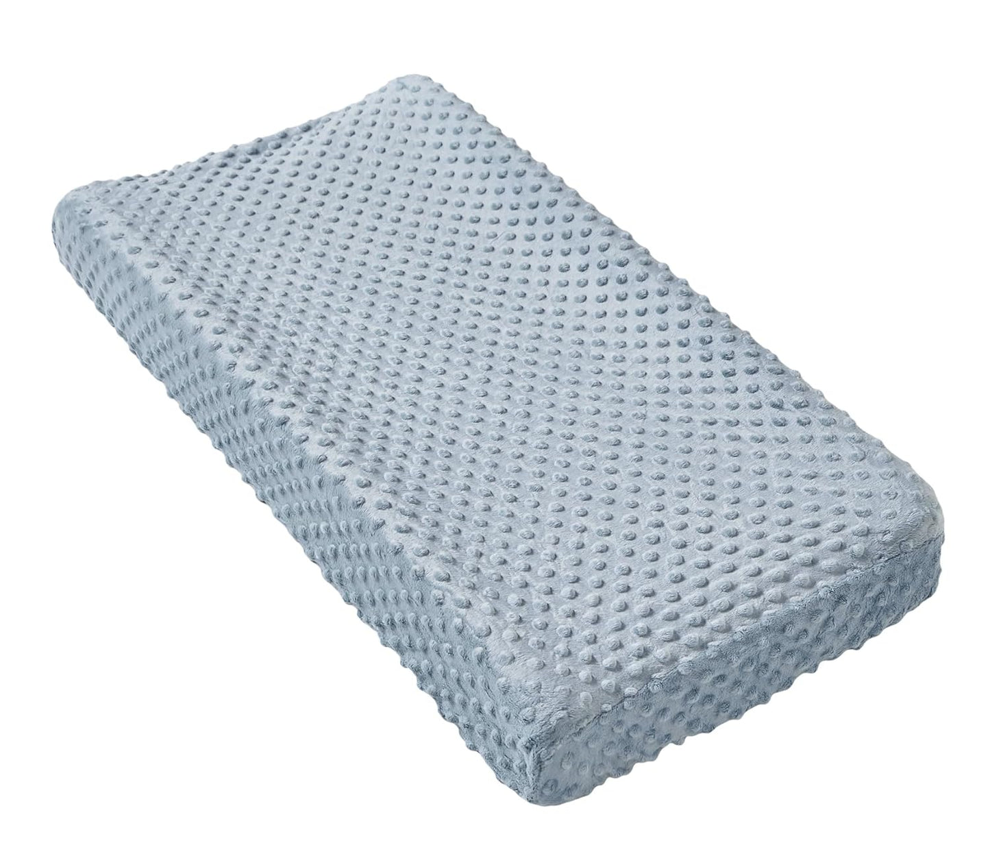 Changing Pad Cover Super Soft Dots Skin-Friendly Breathable Wipeable Changing Table Sheets for Baby Boy and Baby Girl (Cloud Blue)