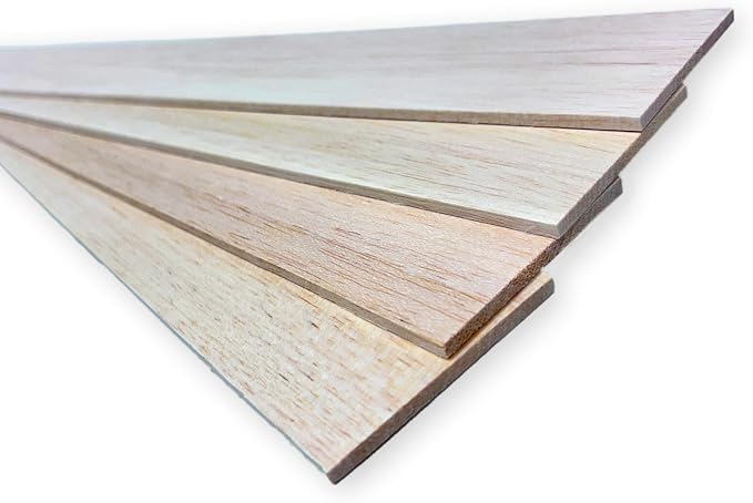 Proartek PK00042 Model BWH005X010 Pack of 10 Balsa Wood Sheets, and