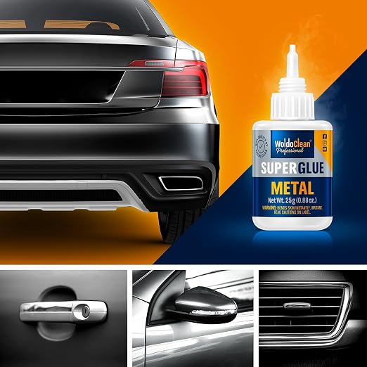 WoldoClean Metal Super Glue 25g Extra Strong Adhesive