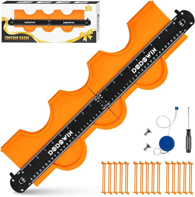 DODOWIN 20 Inch Connectable Contour Gauge, Gifts