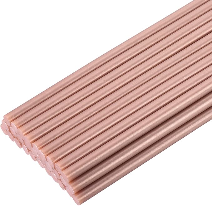 uxcell 30pcs Full Size Hot Glue Gun Sticks 8-inch x 0.27-inch High Sticky Small