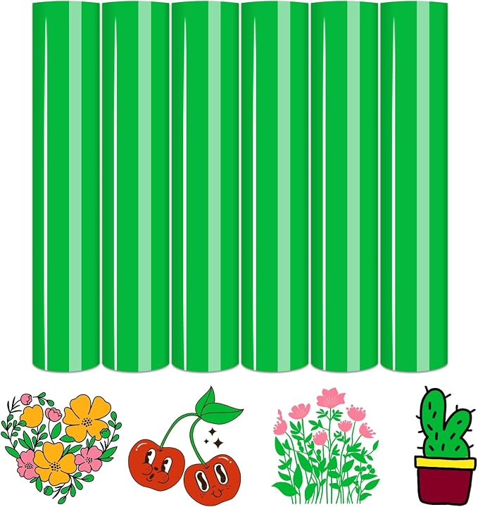 Tintnut Island Green Heat Transfer Vinyl, easy cut & weed, stretch washable