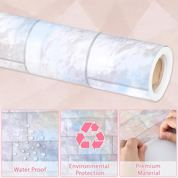 Graffiti Wall Bulletin Board Paper Roll Pastel Brick Gradient Stone Bulletin