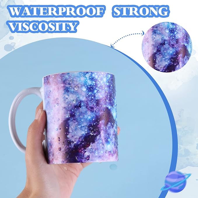 Tintnut Galaxy Permanent Vinyl 12x10in 10 Sheets Permanent Adhesive Vinyl |