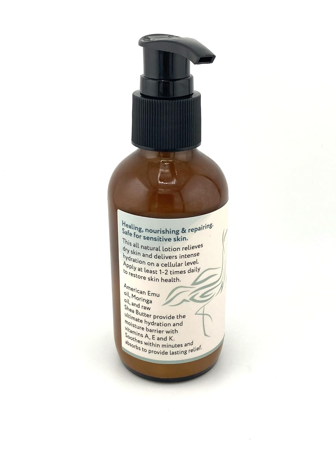 BODY LOTION for Dry & Sensitive Skin. Available in Unscented OR Lavender Chamomile 4 oz (Unscented)