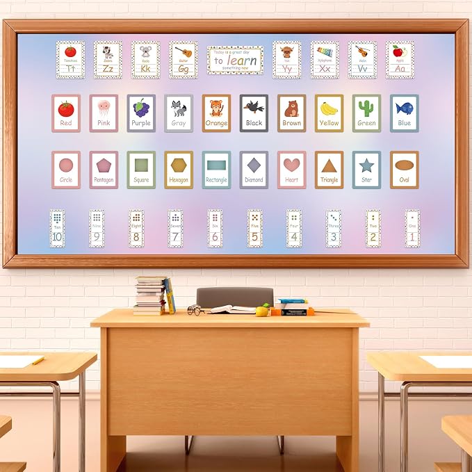 Dreamy Gradient Bulletin Board Roll Non-Woven Fabric Poster 16in X 20ft | Back