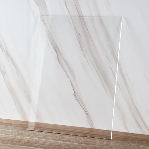 KAITELA 2 Pack 8" x 12" Clear Acrylic Sheet 1/4" Thick Cast Plexiglass Board