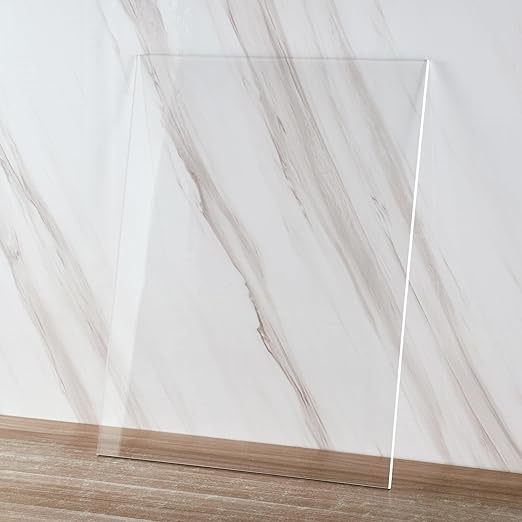 KAITELA 4 Pack Clear Acrylic Sheet 1/4" Thick, Display Cases, Laser Cutting