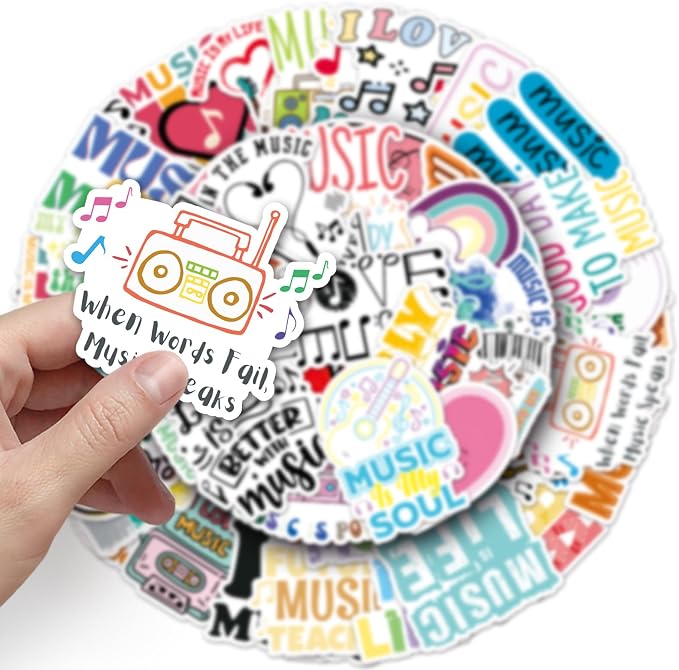 Love Music Inspirational Stickers