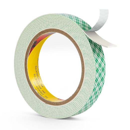 3M Double Sided Foam Tape 0.75" x 10Ft White 4026 Double Coated Urethane