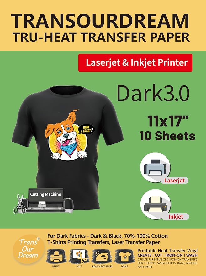 TransOurDream Iron on Heat Transfer Paper