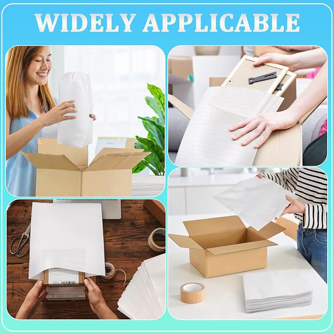 30Pack Large Foam Pouches 18x22 Inch, Cushion Foam Pouch