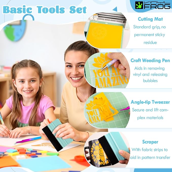 VINYL FROG 60PCS Accessories Bundle