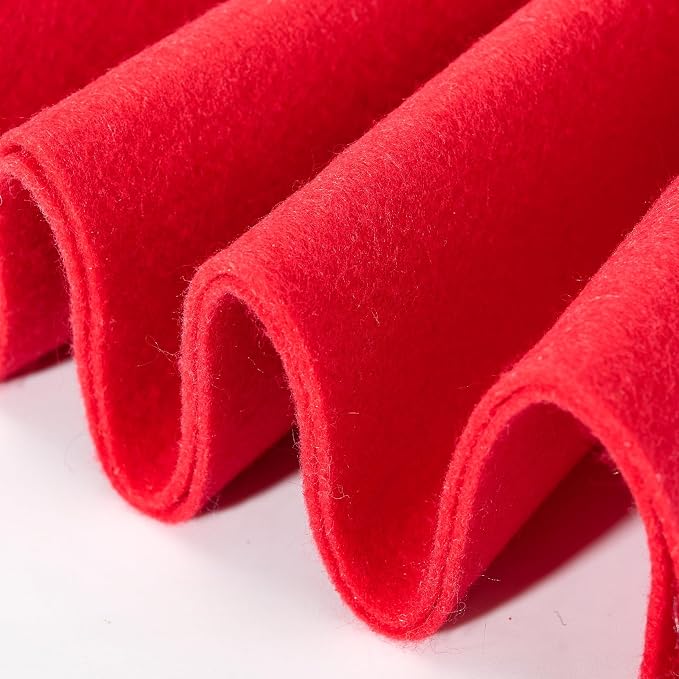 Soft Felt Fabric Sheets 1.6mm Thick Sewing Patwork Material Large Craft Felt