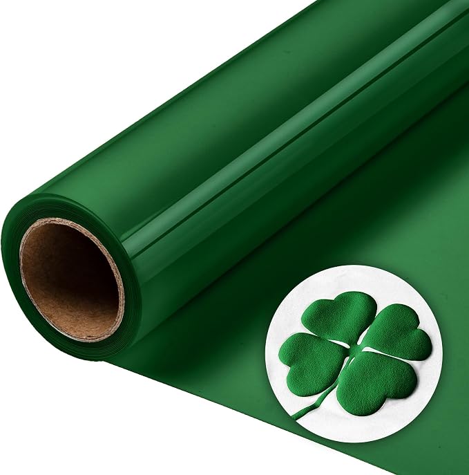 Aoder Green Puff Vinyl Heat Transfer, Puffs Iron On Vinyl