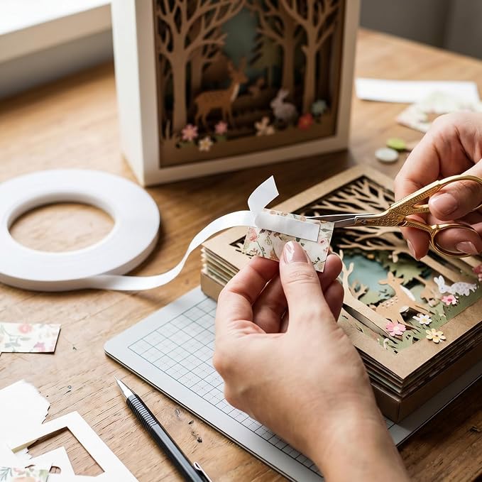 Chuangdi 8 Rolls Double Sided Tapes