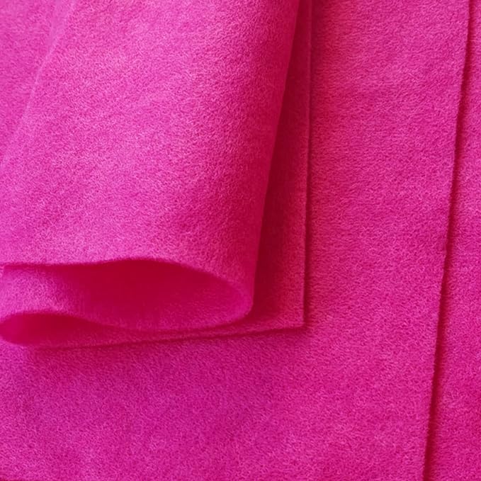 Jtnohx Color Felt, Soft Felt Sheets, 1.4mm Thick 8"x12" Handicraft Felt Fabrics