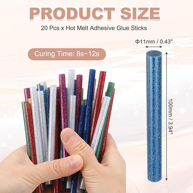 PATIKIL Hot Glue Sticks for Glue Gun