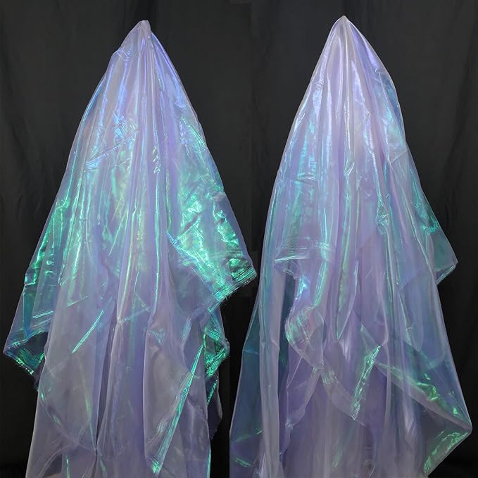Light Purple Iridescent Organza Fabric