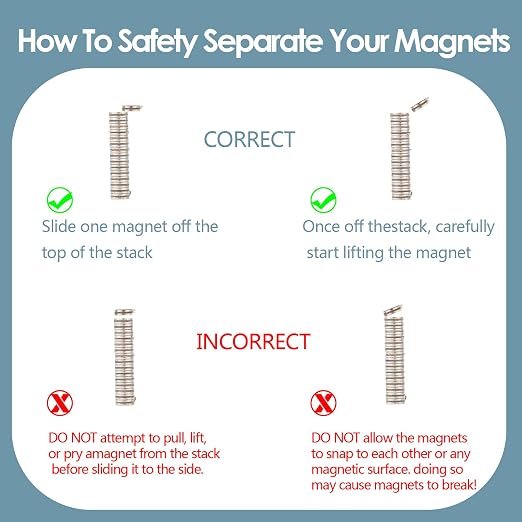 UTOMAG 100 Pcs Mini Round Neodymium Magnets